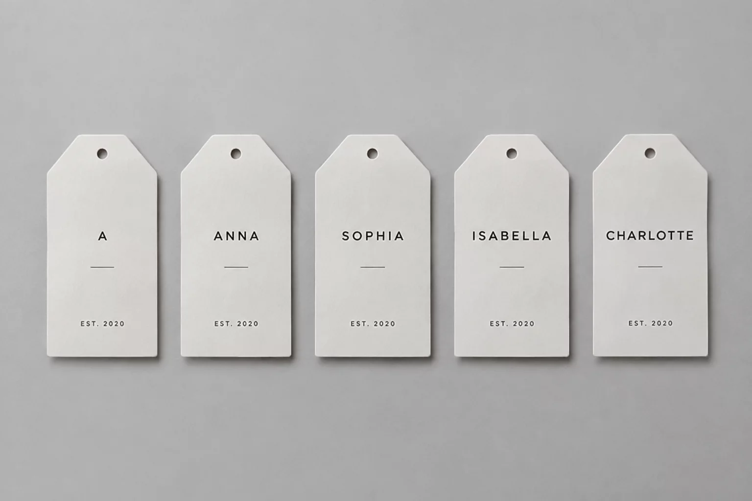 Five Names One Label Shape