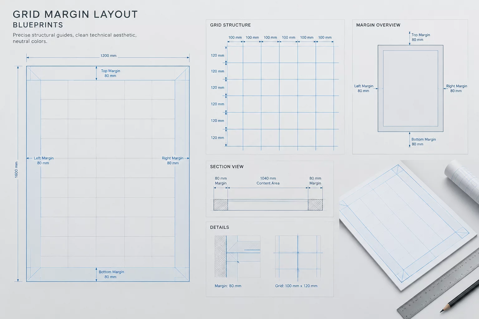 Grid Margin Retention safe area diagram preview