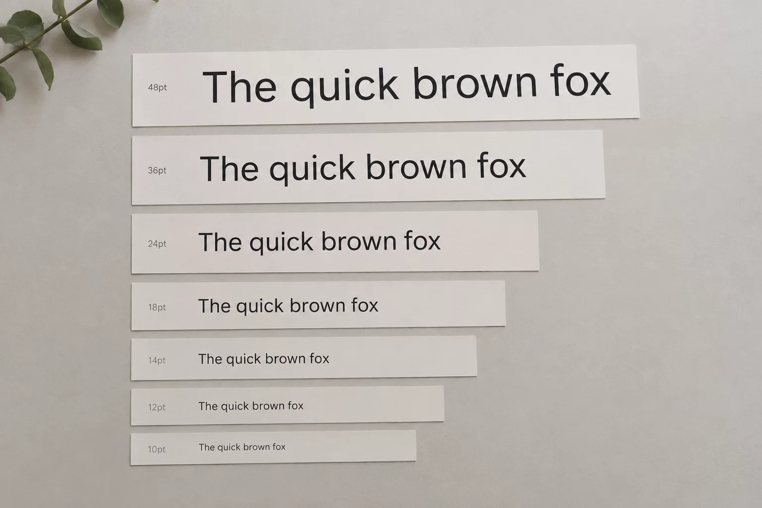 Proportional Font Scaling